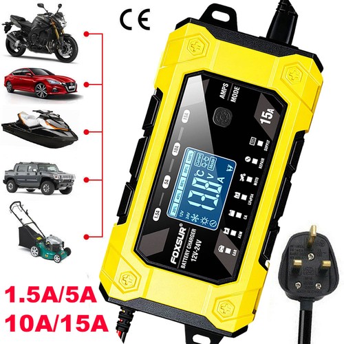 15a car battery charger - 15a,