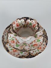 Victorian Dresden Style Duchess China England Tea Cup,Saucer & Plate 