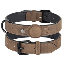 Dog collar with airtag holder - dog,