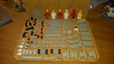1980s Space Lego Job Lot - approx 100 Pieces - Mostly Grey