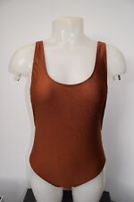 MISSGUIDED HIGH LEG DROP ARM HOLE PLUNGE BACK SWIMSUIT SIZE UK 12       B19