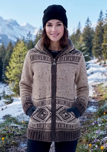 Arancrafts hooded fair isle - arancrafts,