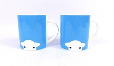 Pair Of Blue Herdy Peep Coffee