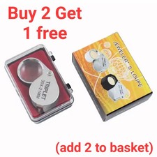 30X Jewelers Loupe Magnifier
