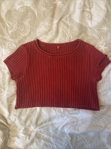 Miss captain red - red, knit
