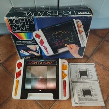 Tomy Lights Alive Boxed & Tested and fully working complete vintage Drawing 80's