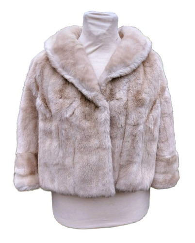 Vintage girmes beige 80s - beige, faux