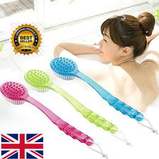 Long Handle Shower Body Bath Brush Skin Back Massage Scrubber
