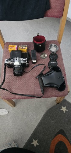 Olympus om10 slr camera with - om10,