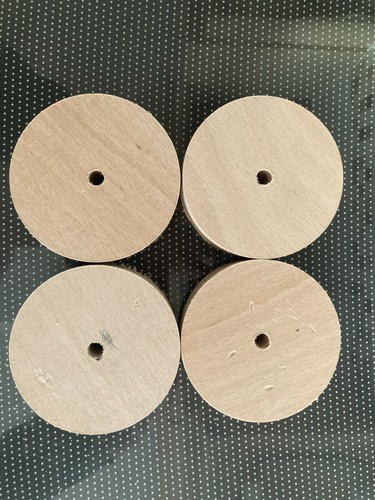 Wooden wheels discs size - wooden,