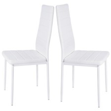 2/4/6X Faux Leather Dining