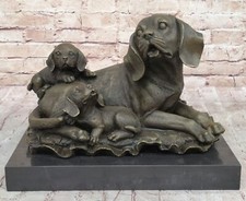 100% Solid Bronze Labrador