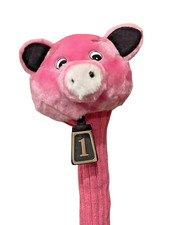 Golf Headcover Pig Novelty Animal Woods Irons Hybrid etc Head Cover club clubs