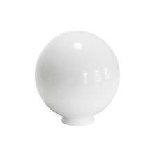 25cm Opal Globe Glass