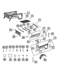 Genuine Mopar Push Nut