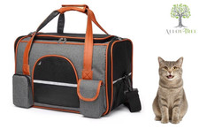 Fabric pet carrier travel bag - pet,