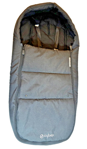 Cybex gold footmuff gray black - cybex,