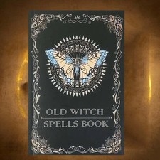 Old Witch Spell Book Witchcraft Wicca Pagan Paperback Spells for beginner witch