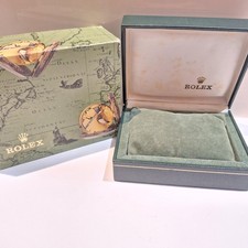 ROLEX vintage green watch box