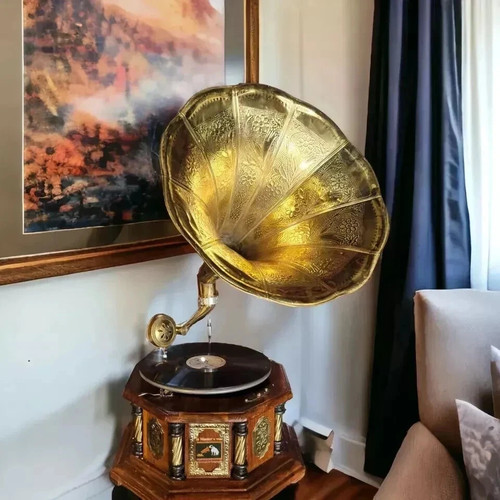 Hmv antique gramophone - gramophone, –