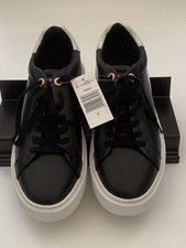 TED BAKER  Lory Womens Trainers in Black & White, UK Size 7 Brand New in the Box