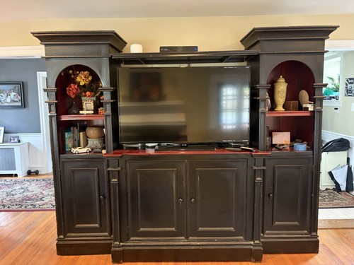 Black wood composite - black,