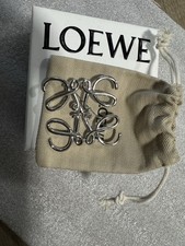 LOEWE Anagram Brooch, Brass