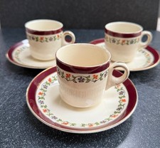 Trio of vintage 'espresso'