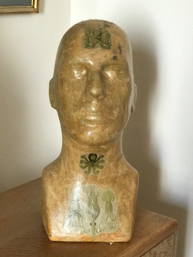 Vintage head mannequin display - mannequin,