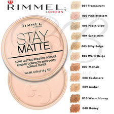 RIMMEL London Stay Matte Long Lasting Shine Pressed Face Powder 14g *ALL SHADES*