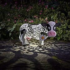 Solar Cow Garden Ornament LED