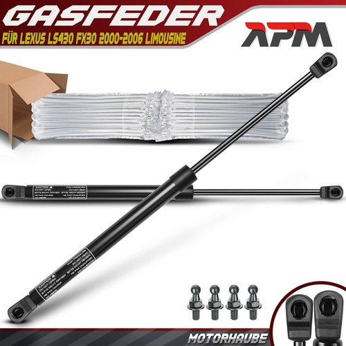 Gas struts bonnet damper - 2x,