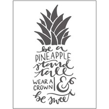 Embossing Pineapple Words