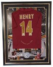 Framed Thierry Henry Signed