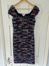 Monsoon Navy Blue Cherry Polka