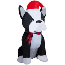 3.5-Ft Lighted Dog Christmas