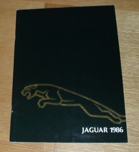 Jaguar brochure 1986 - 1986, 3.4