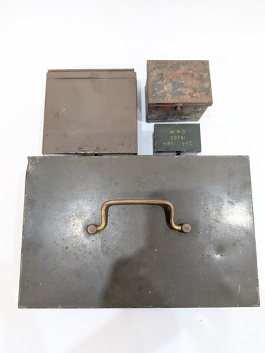 Selection ww2 army tins - army,