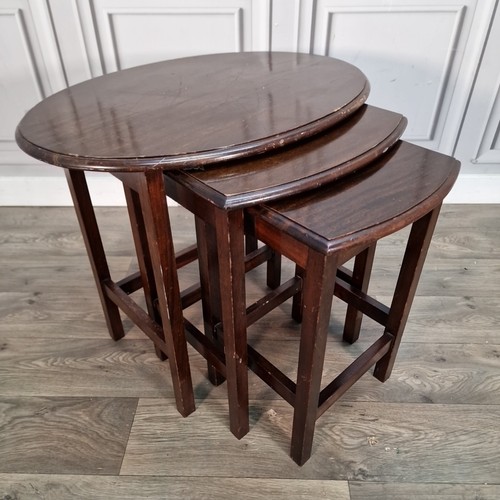 Vintage nest tables oval - of,