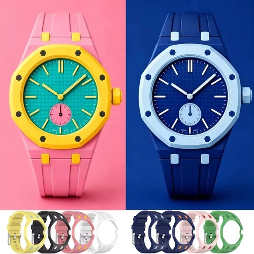 Silicone watch strap for - watch,