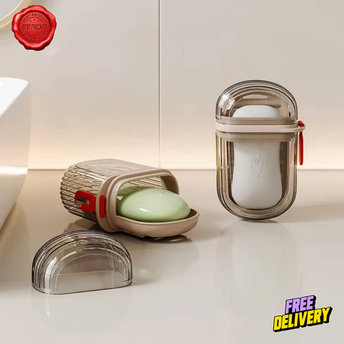 Portable travel soap box - portable,