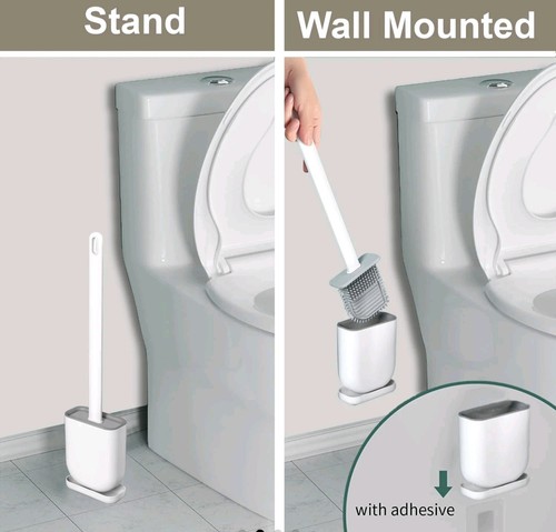 Silicone toilet brush - 2x,