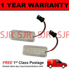 2X FOR FORD FOCUS MK2 3 FACELIFT MONDEO S-MAX GALAXY 18 LED NUMBER PLATE LAMP