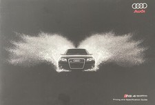 Audi RS4 Saloon Avant Cabriolet UK Price & Spec Brochure May 2007 - 2008 MY
