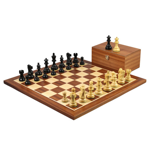 Mahogany chess set - chess,