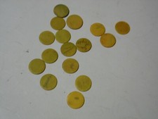 16 antique handmade bone