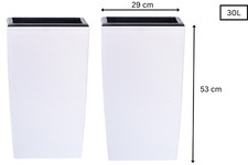 Set of 2 Large Square Glossy