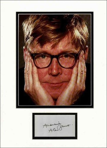 Alan bennett autograph signed - bennett,