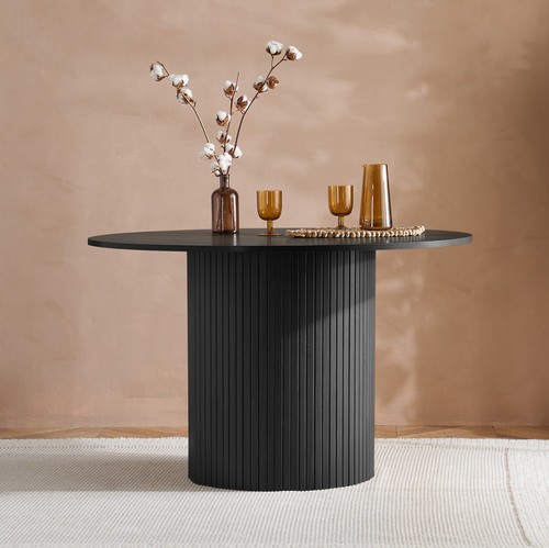 Axel round fluted dining - round, table
