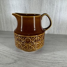 Beswick Zorba Milk Jug 2225 Brown Greek Art Vintage Hot Cold Ceramic 